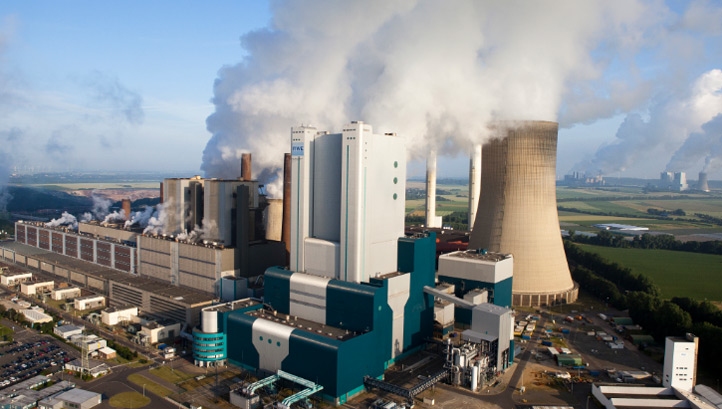 Pictured: One of RWE's coal-fired power plants in mainland Europe. Image: Greenpeace